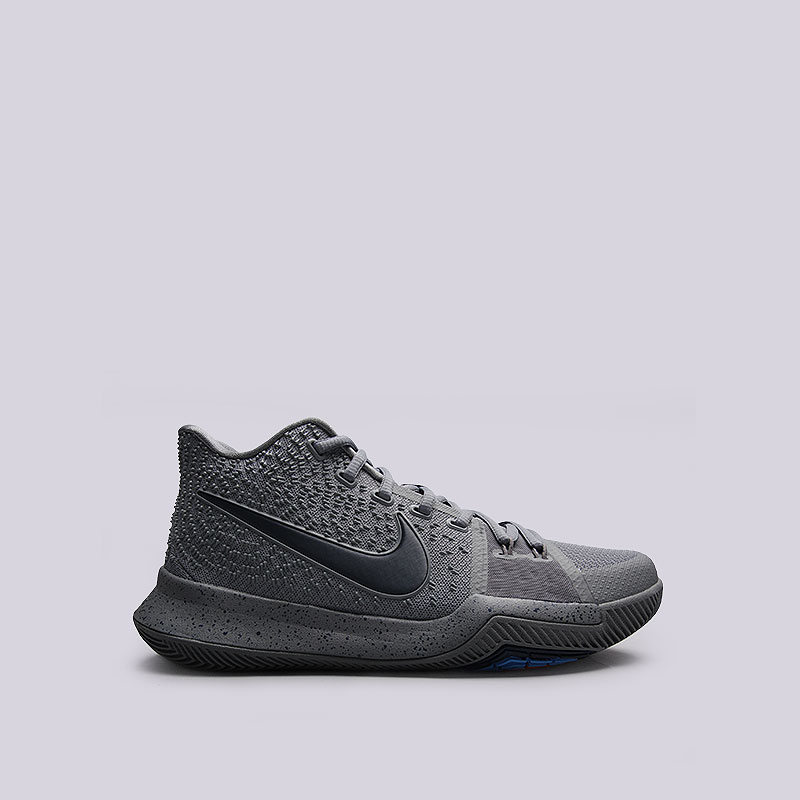 мужские серые баскетбольные кроссовки  Nike Kyrie 3 852395-001 - цена, описание, фото 1